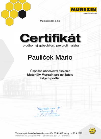 Certifikat 003