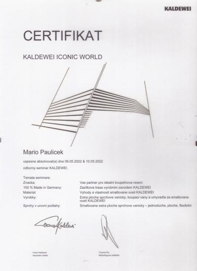 Certifikat 005